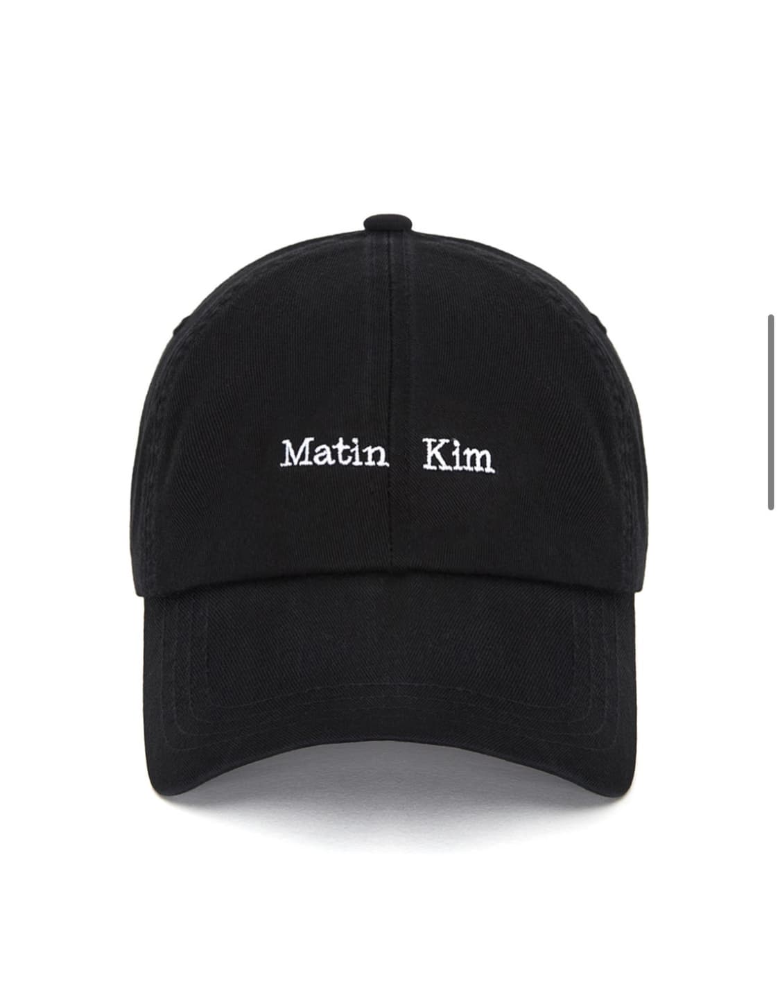 마땡킴 미니 클래식 로고 볼캡 블랙 새상품 상품이미지2