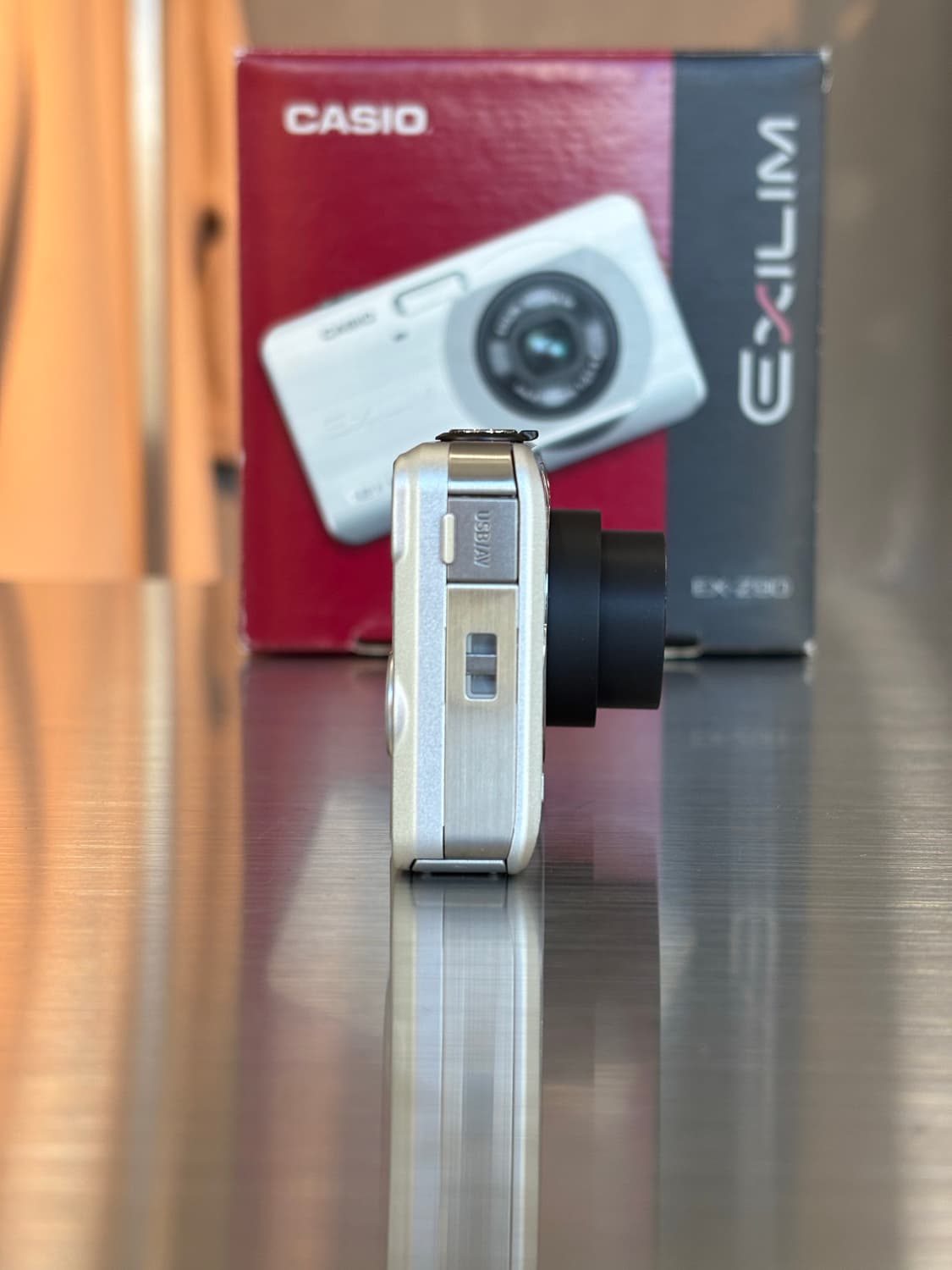 민트급/날짜표시/풀박)카시오 엑슬림 ex-z90 실버 빈티지디카 상품이미지4