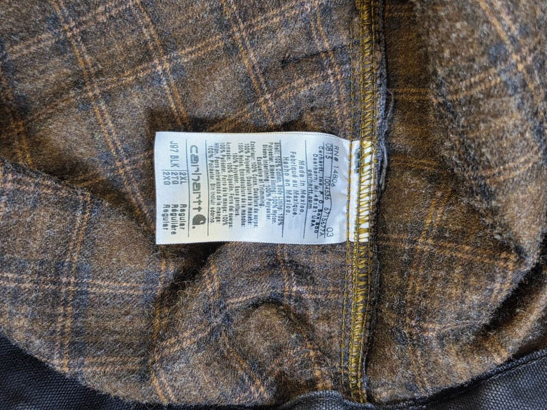 상태최상)칼하트 j97 blk 상품이미지4