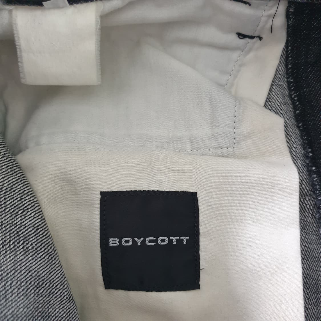 BOYCOTT 패치워크 데님 팬츠 상품이미지2