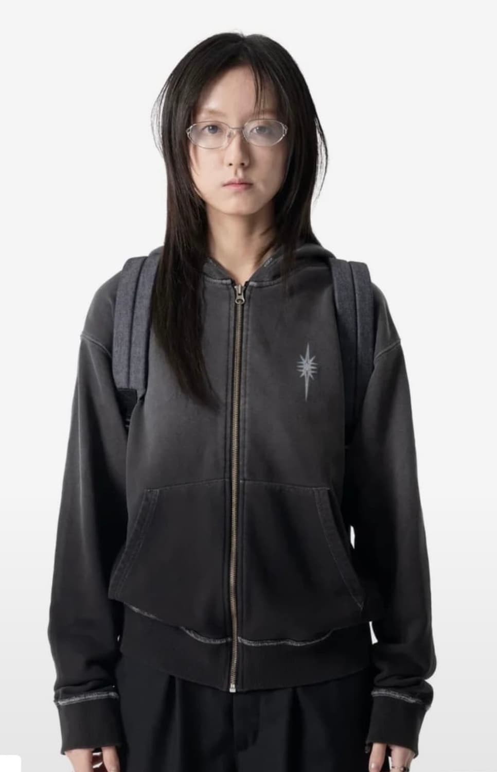 이우가마카라스 후드집업 상품이미지1