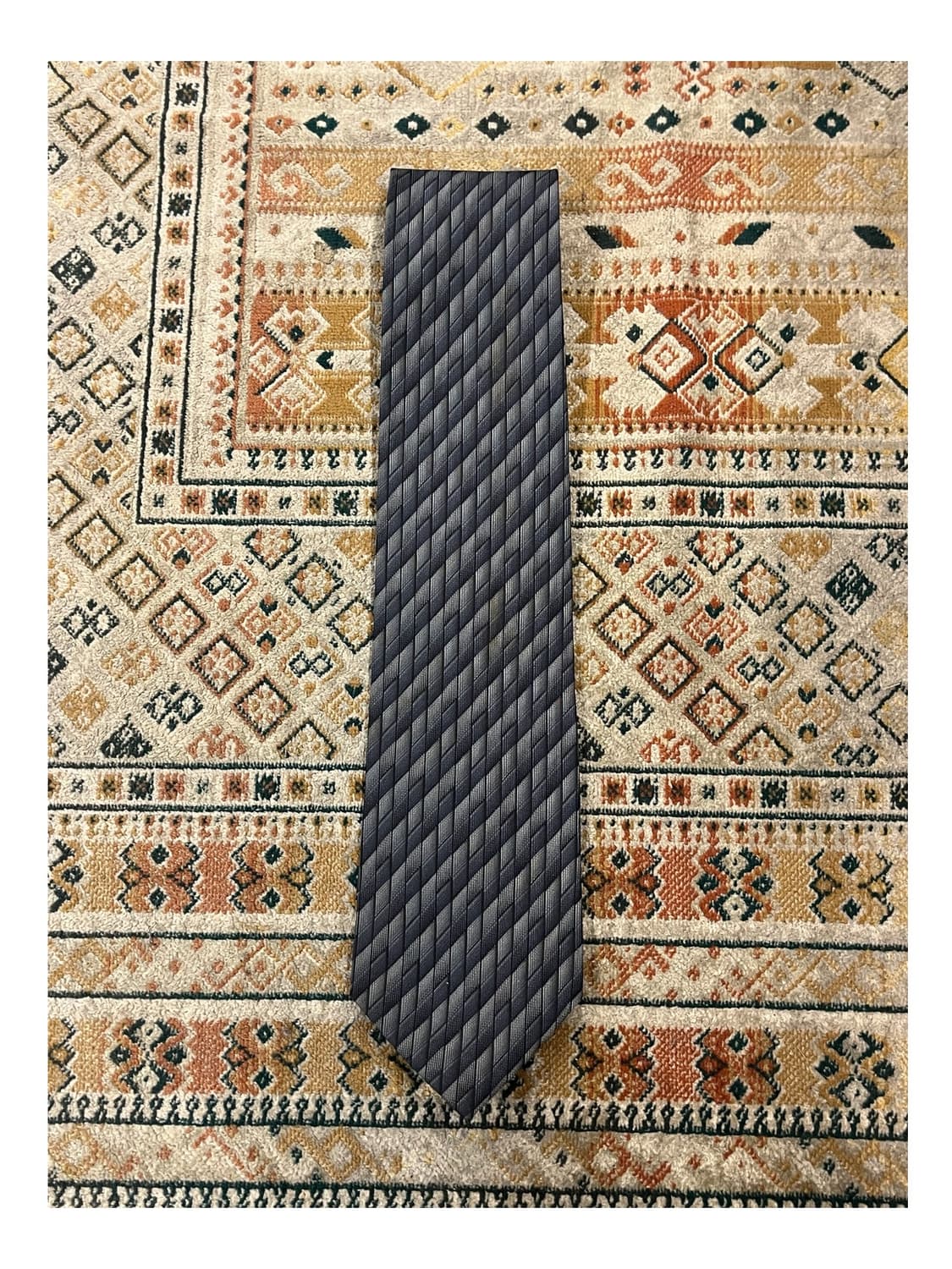 발망 패턴 넥타이 네이비 #csz3683 상품이미지1