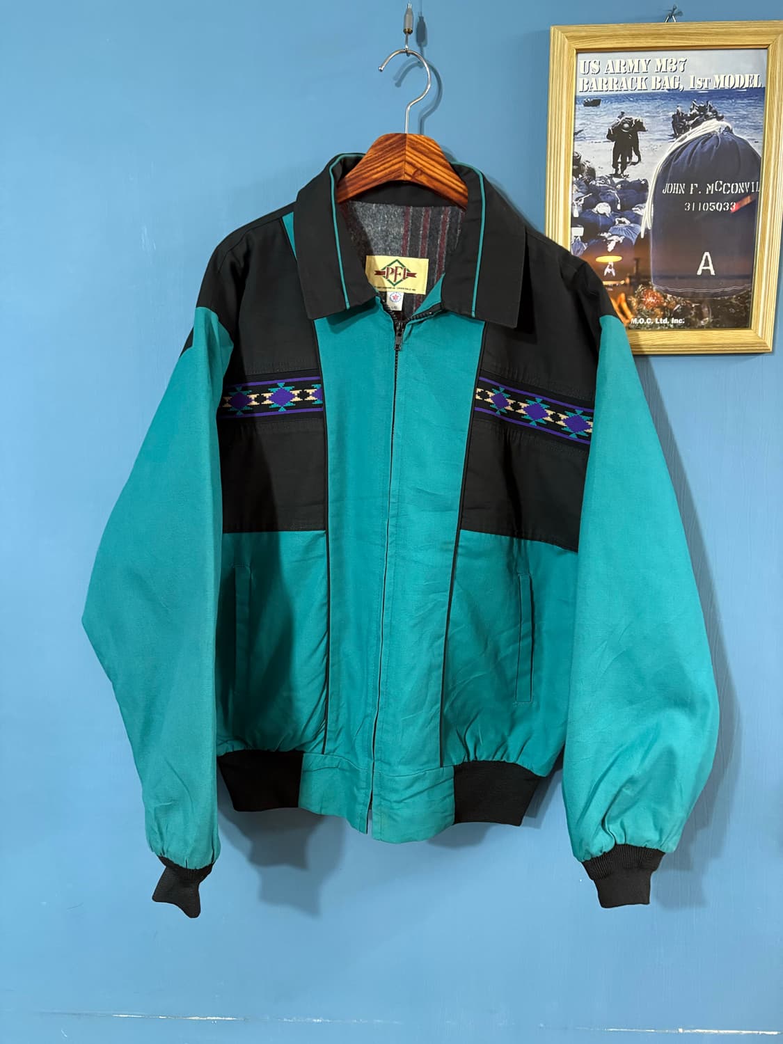 80‘s PFI Western wear Aztec Jacket 상품이미지1