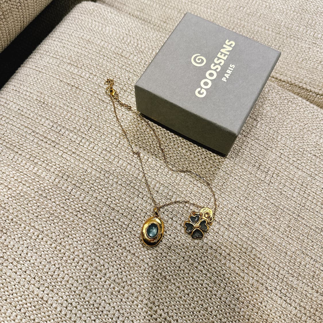 구센스 여성 클로버 메달 목걸이 상품이미지1
