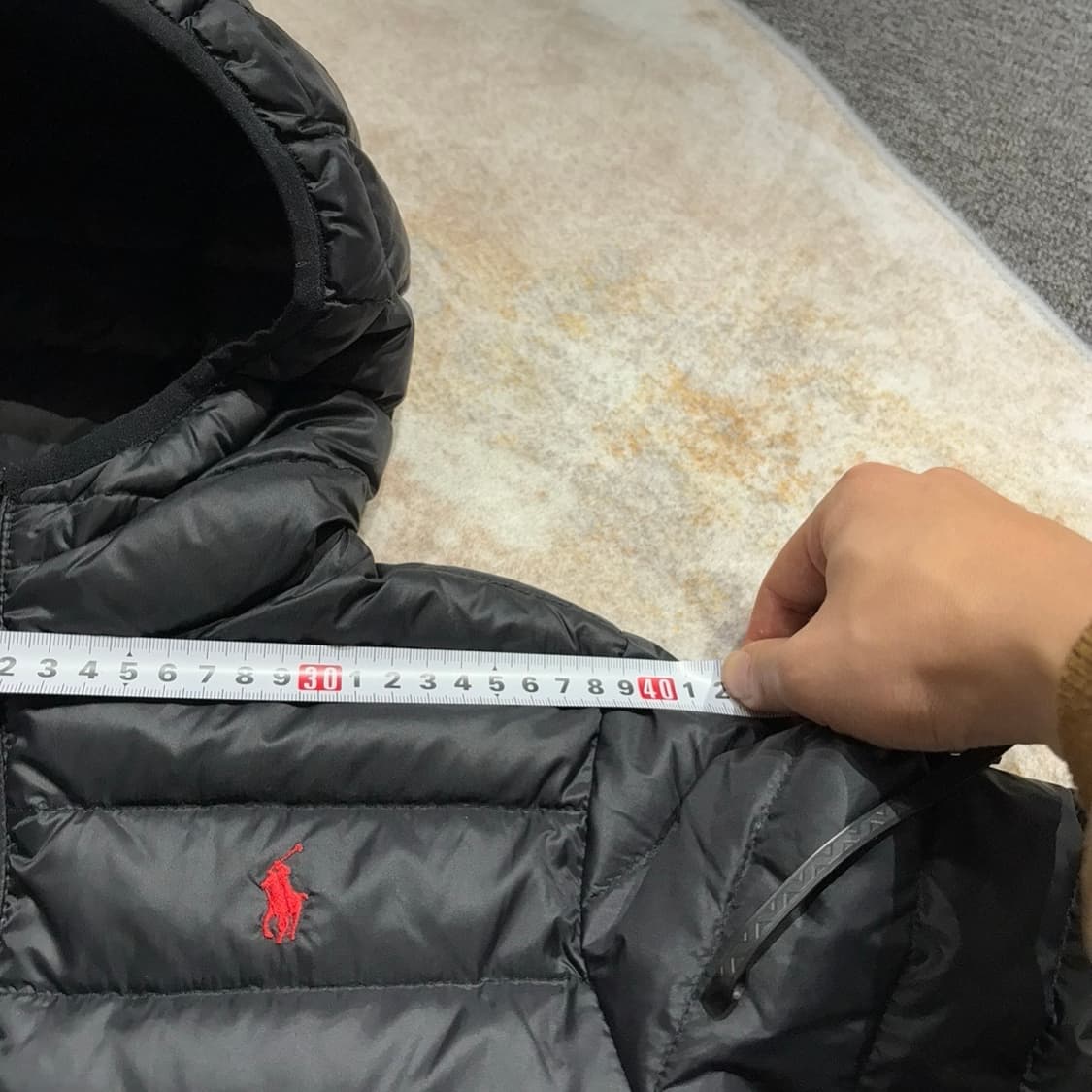 폴로 랄프로렌 빈티지 블랙 경량패딩  상품이미지8