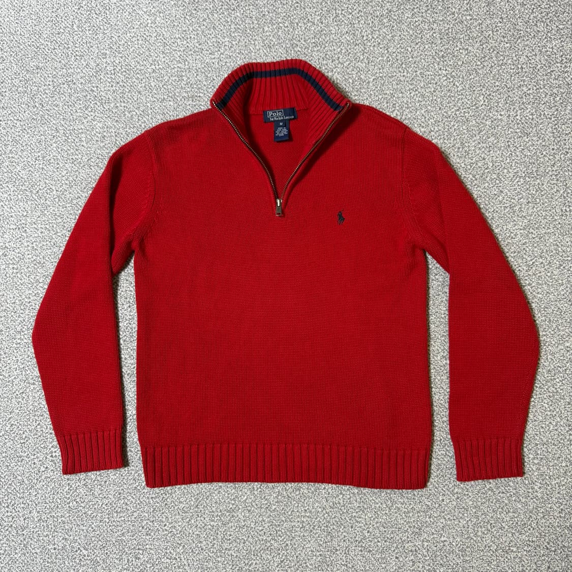 폴로 랄프로렌 반집업 니트 상품이미지1