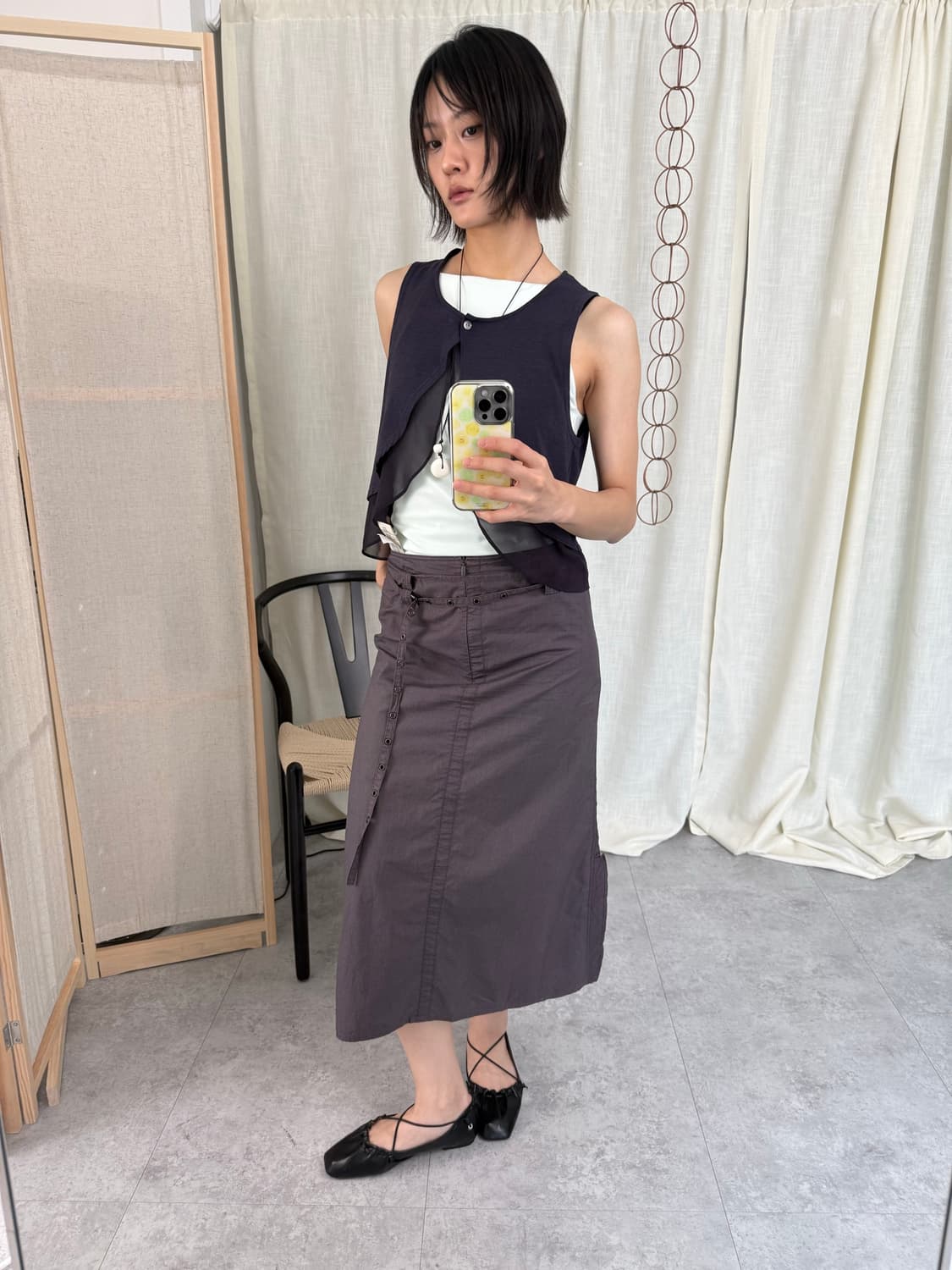 Comme une Femme 레이어드 매쉬 베스트 상품이미지1
