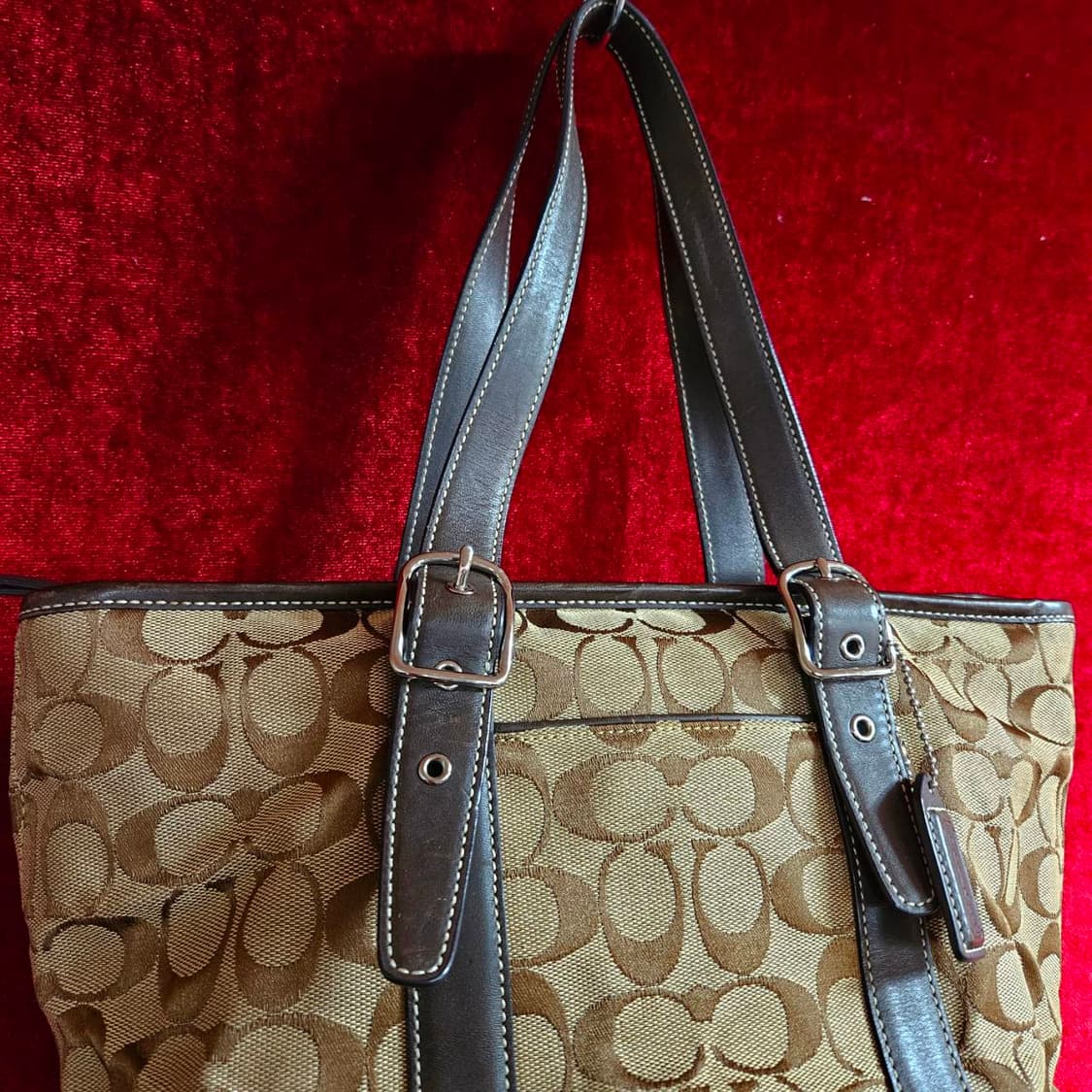 코치(Coach) 빈티지 시그니쳐 블라 숄더백 상품이미지3