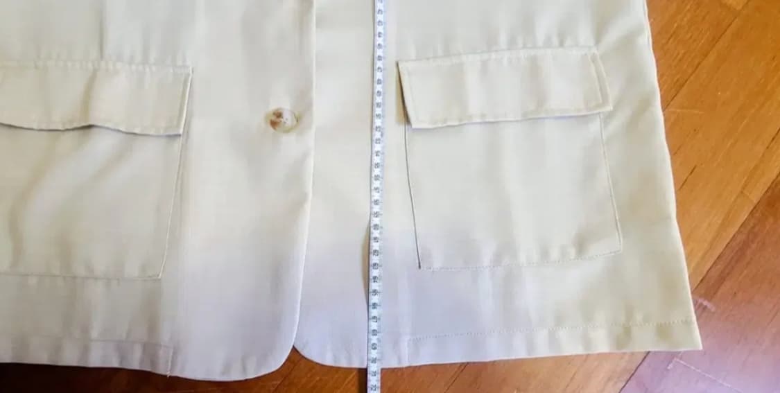 LECCOVE 베이지 반팔 자켓 상품이미지6