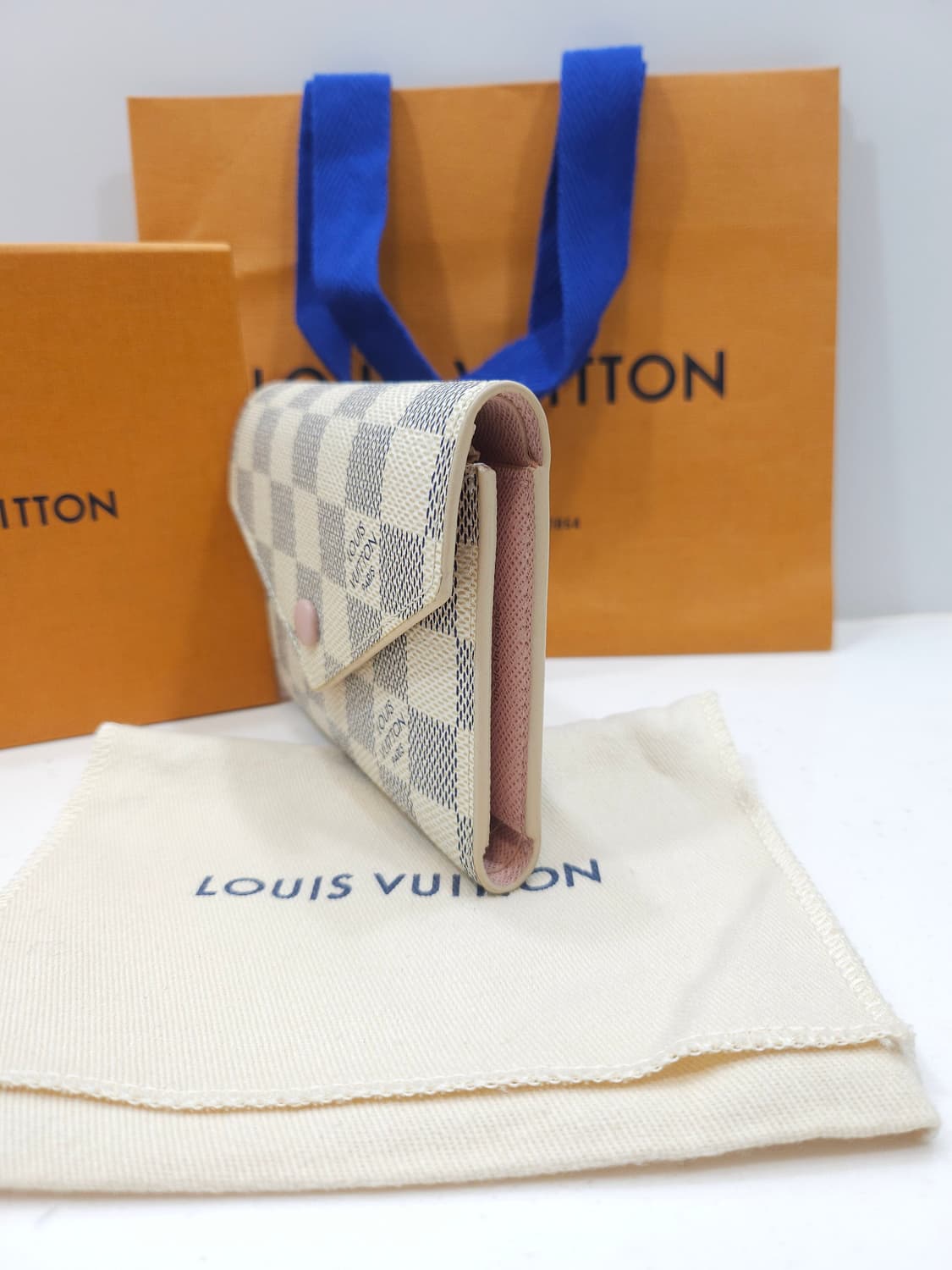 [정품] 루이비통 다미에 아주르 빅토린 월렛 상품이미지3