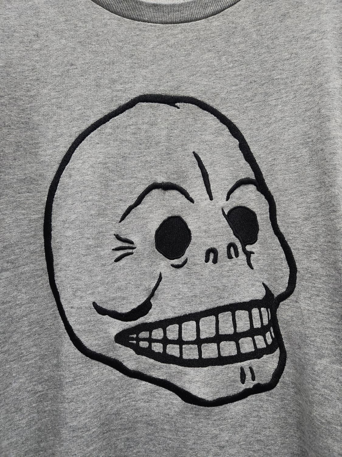 칩먼데이 해골 자수 맨투맨 남성 100사이즈 상품이미지2