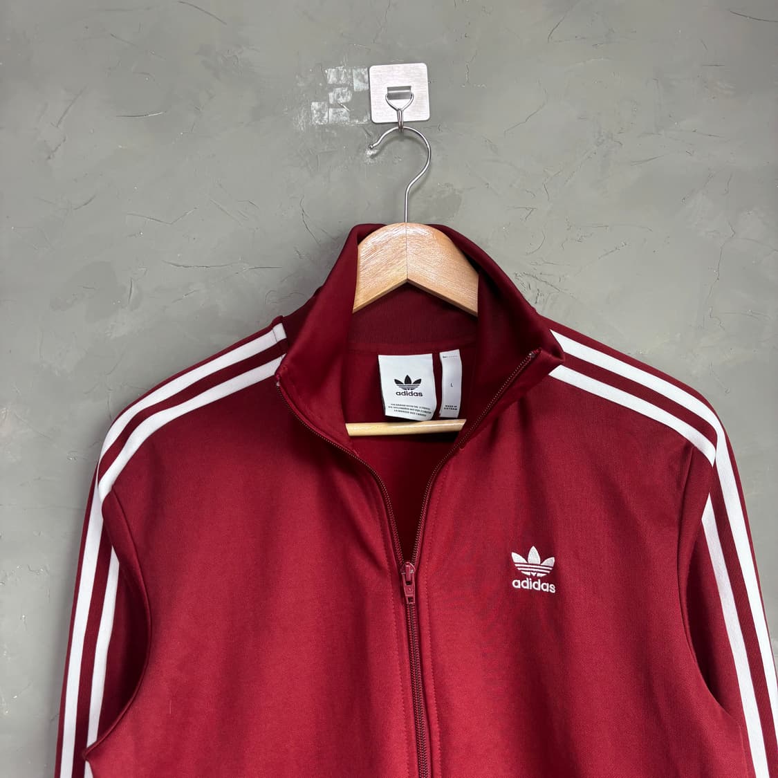 아디다스 신형 베켄바우어 져지 트랙탑 버건디 상품이미지2