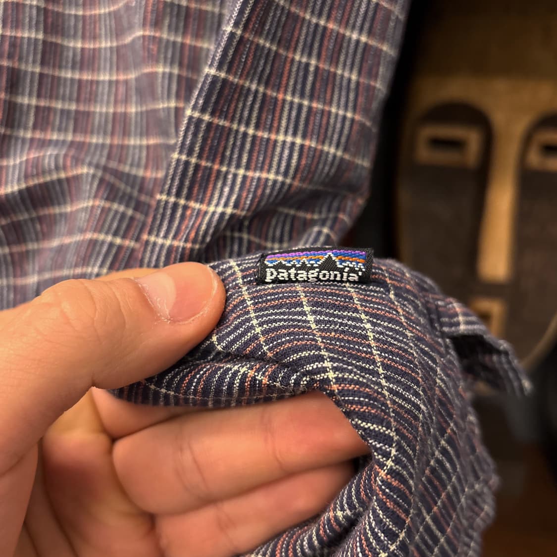 파타고니아 타이니 라이닝 패턴 자카드 코튼 워크셔츠 N1029 상품이미지5