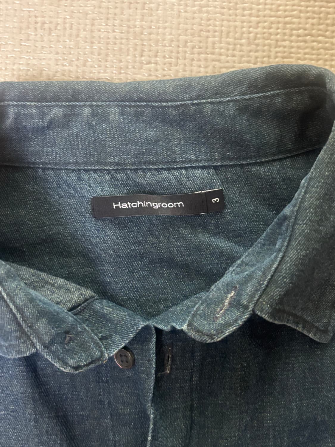 Crop Shirt Washed Dusty Blue 상품이미지2