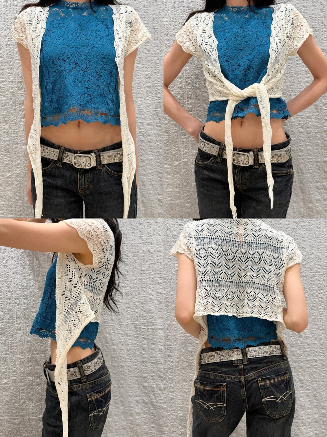 cropped chrochet knit cardigan 상품이미지7