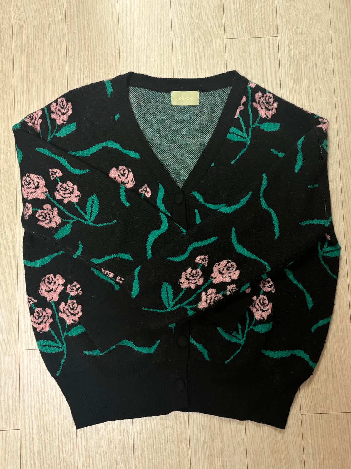 시눈 21ss Blave cardigan (black) 가디건 상품이미지9