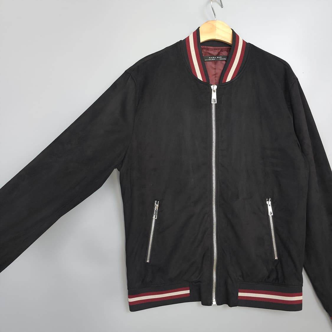 남성용 자라맨 ZARA MAN 블루종 자켓 XL 상품이미지4