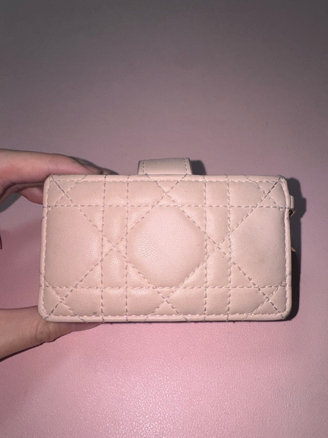 디올 자스민 아코디언 카드지갑 파우더핑크 상품이미지2