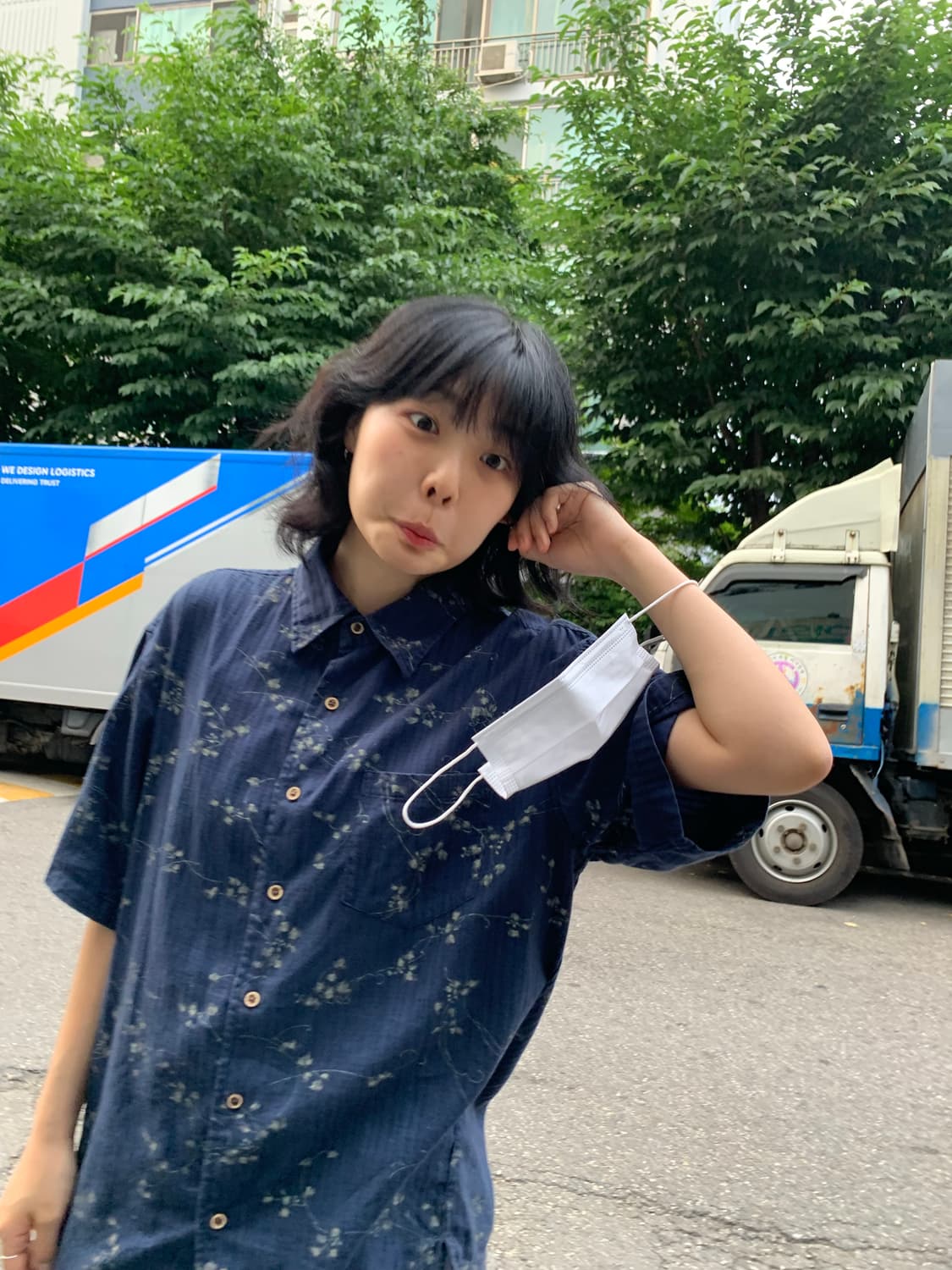 빈티지 하와이 반팔 셔츠 상품이미지1