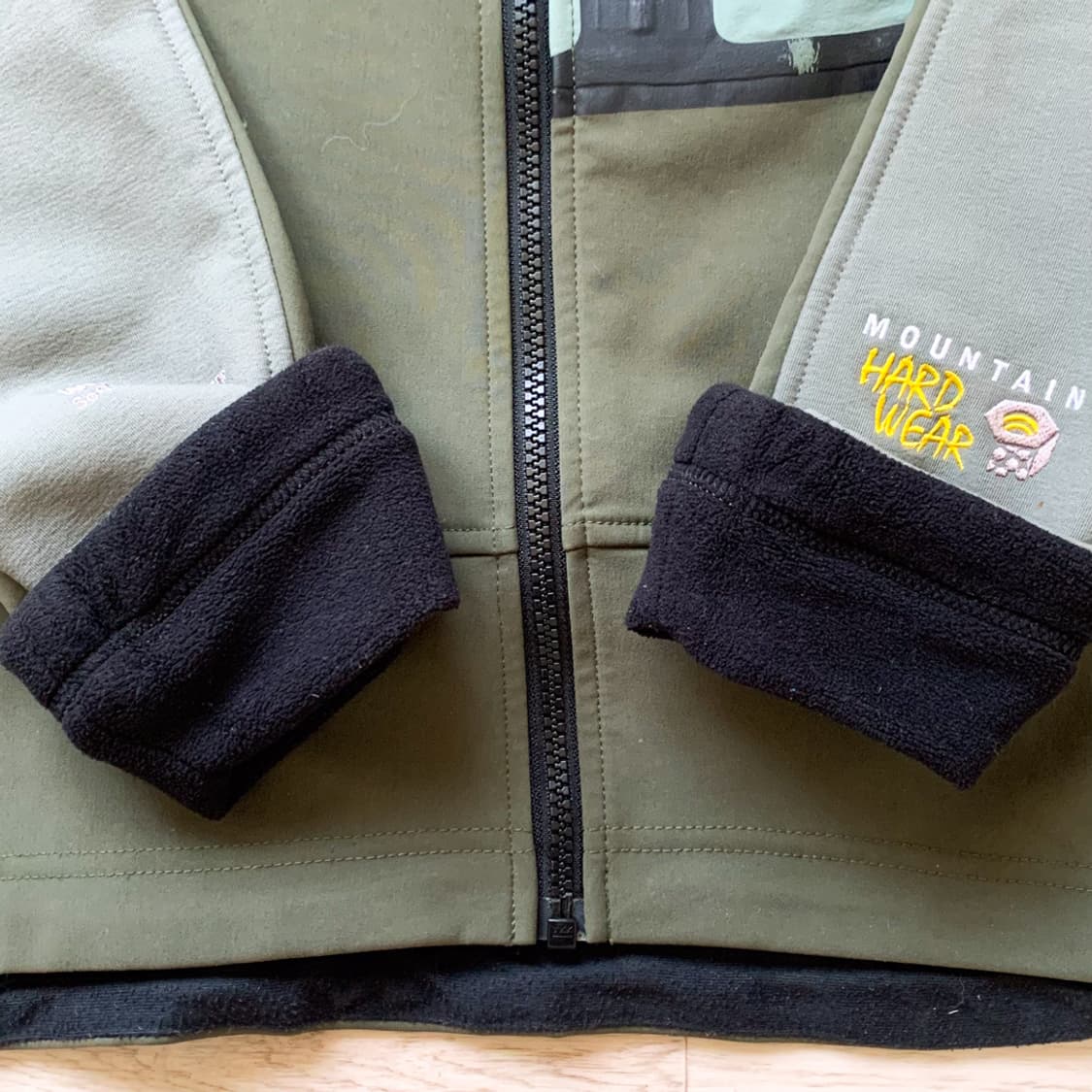 빈티지 마운틴하드웨어 올리브 그린 소프트쉘 자켓 상품이미지10