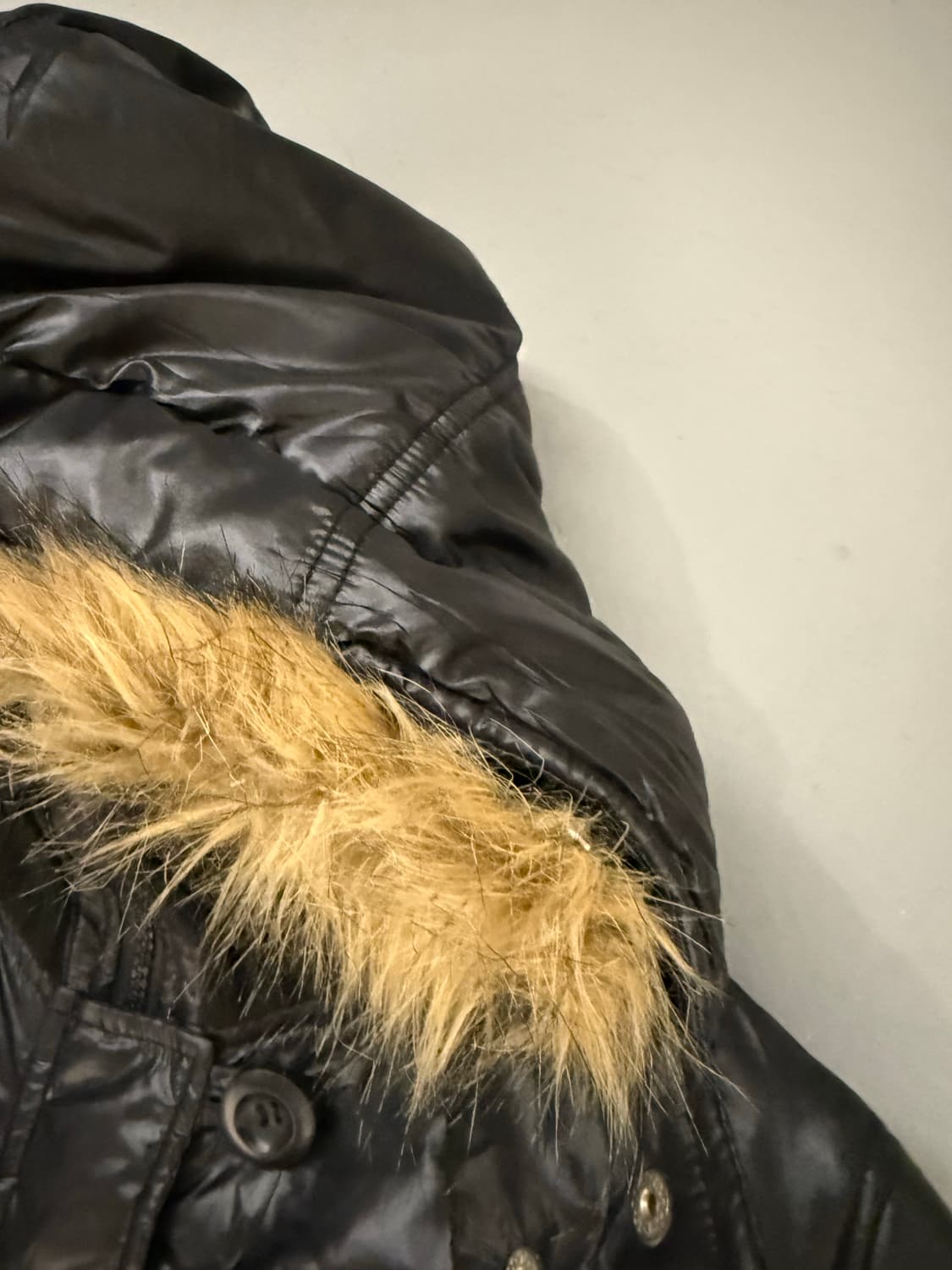 hood fur n2b button-up detail padding 상품이미지9