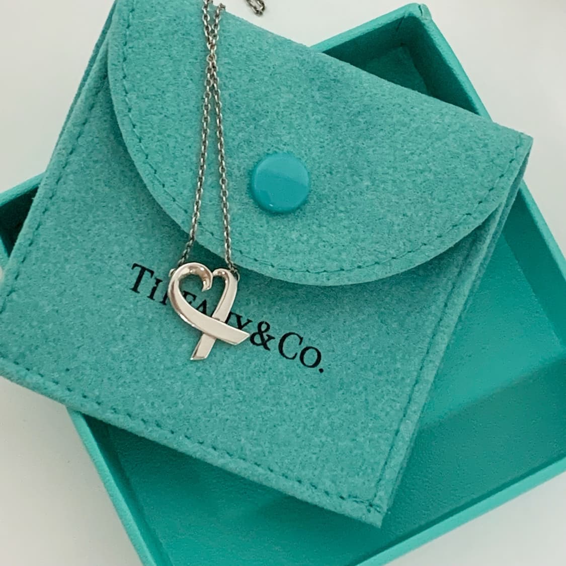 정품 티파니 러빙하트 목걸이 상품이미지1