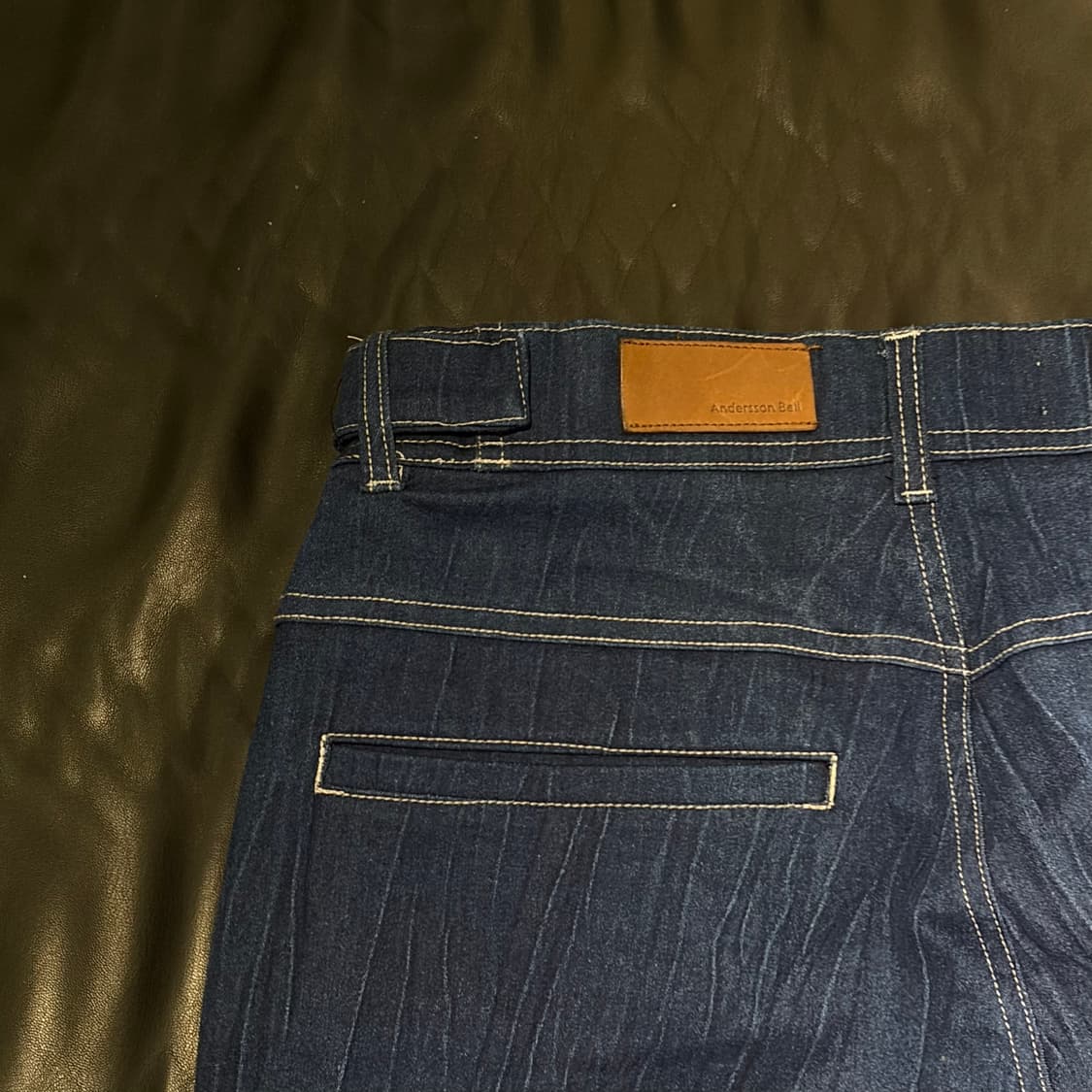 앤더슨벨 포켓 데님 카고 팬츠 상품이미지8