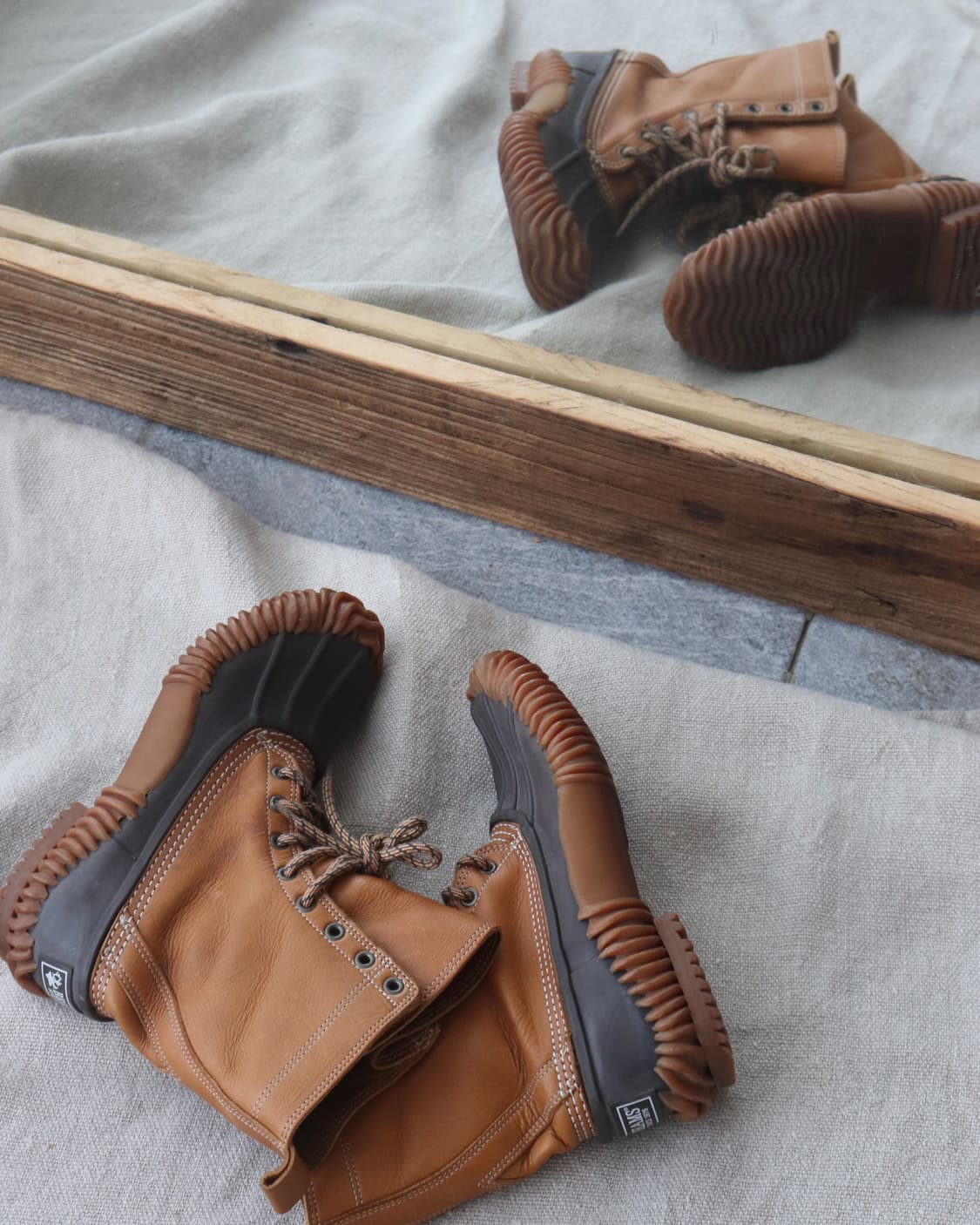 [Beams] Camel Gummy Boots 상품이미지2