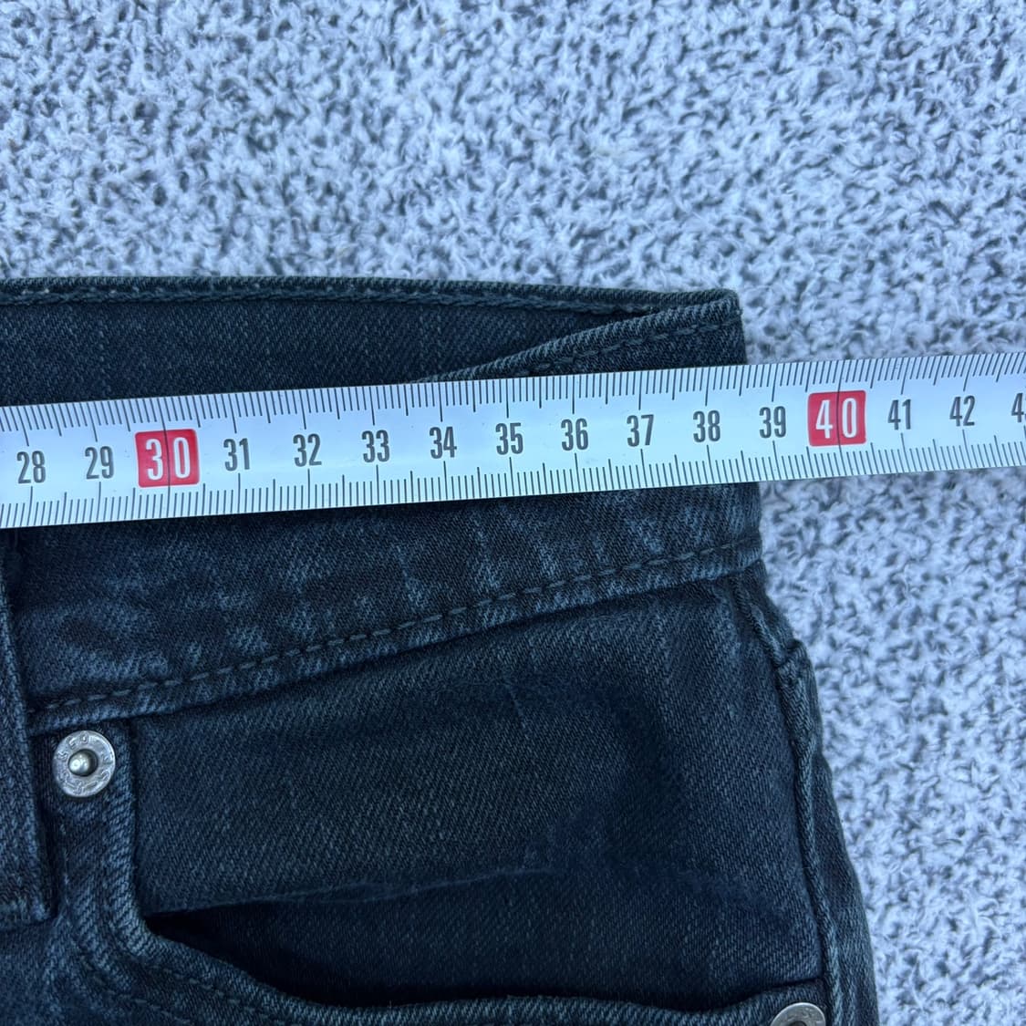 W30 리바이스 흑청 데님 팬츠 0421J 상품이미지6