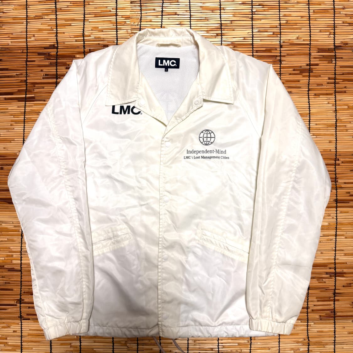 LMC 화이트 코치 자켓 L 상품이미지1