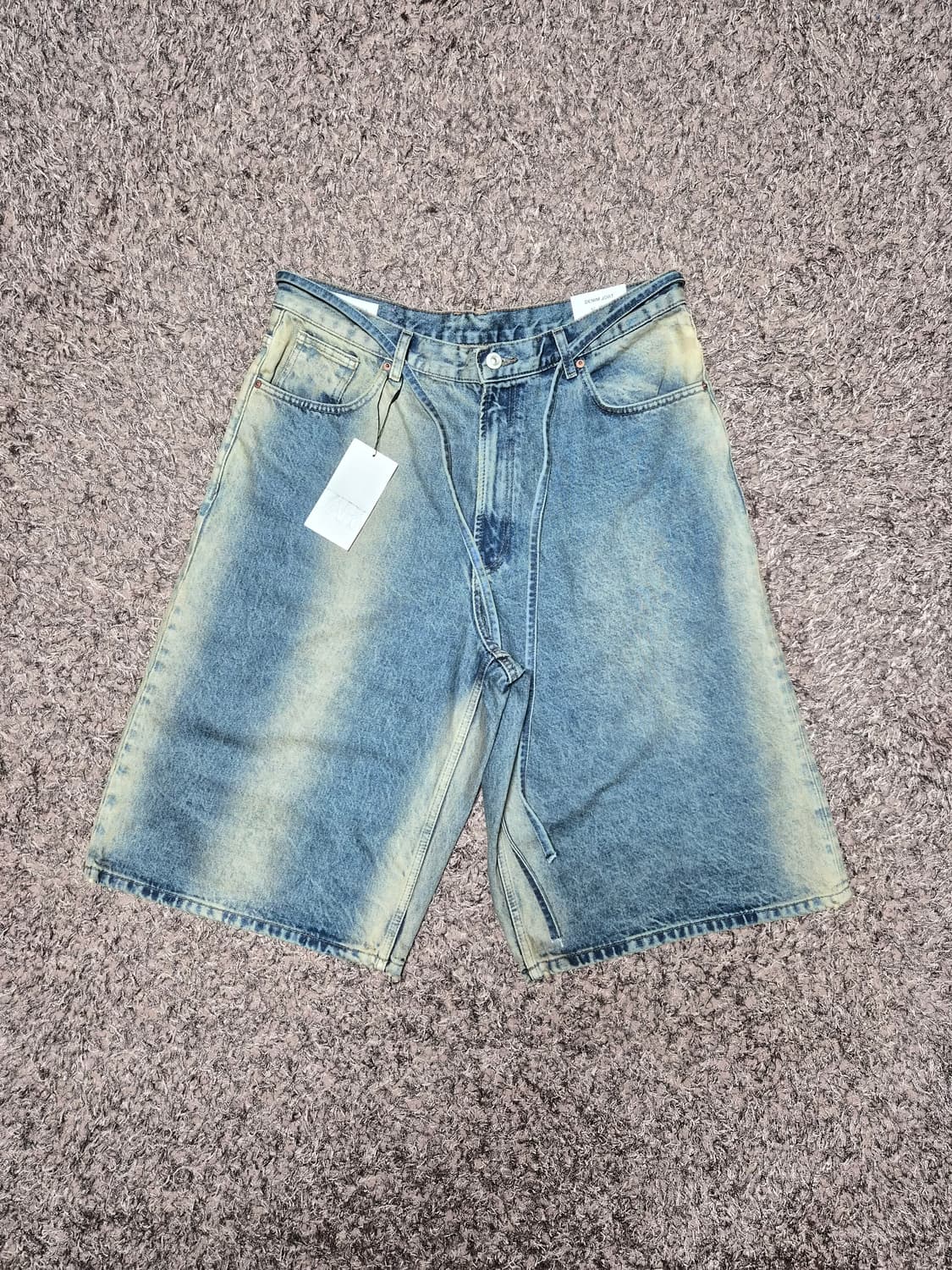 (새상품)자라 데님 버뮤다팬츠 상품이미지1