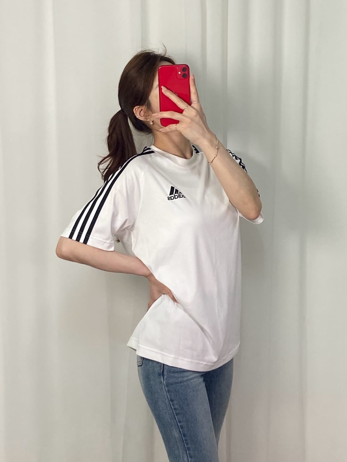 아디다스 화이트 트랙탑  상품이미지3