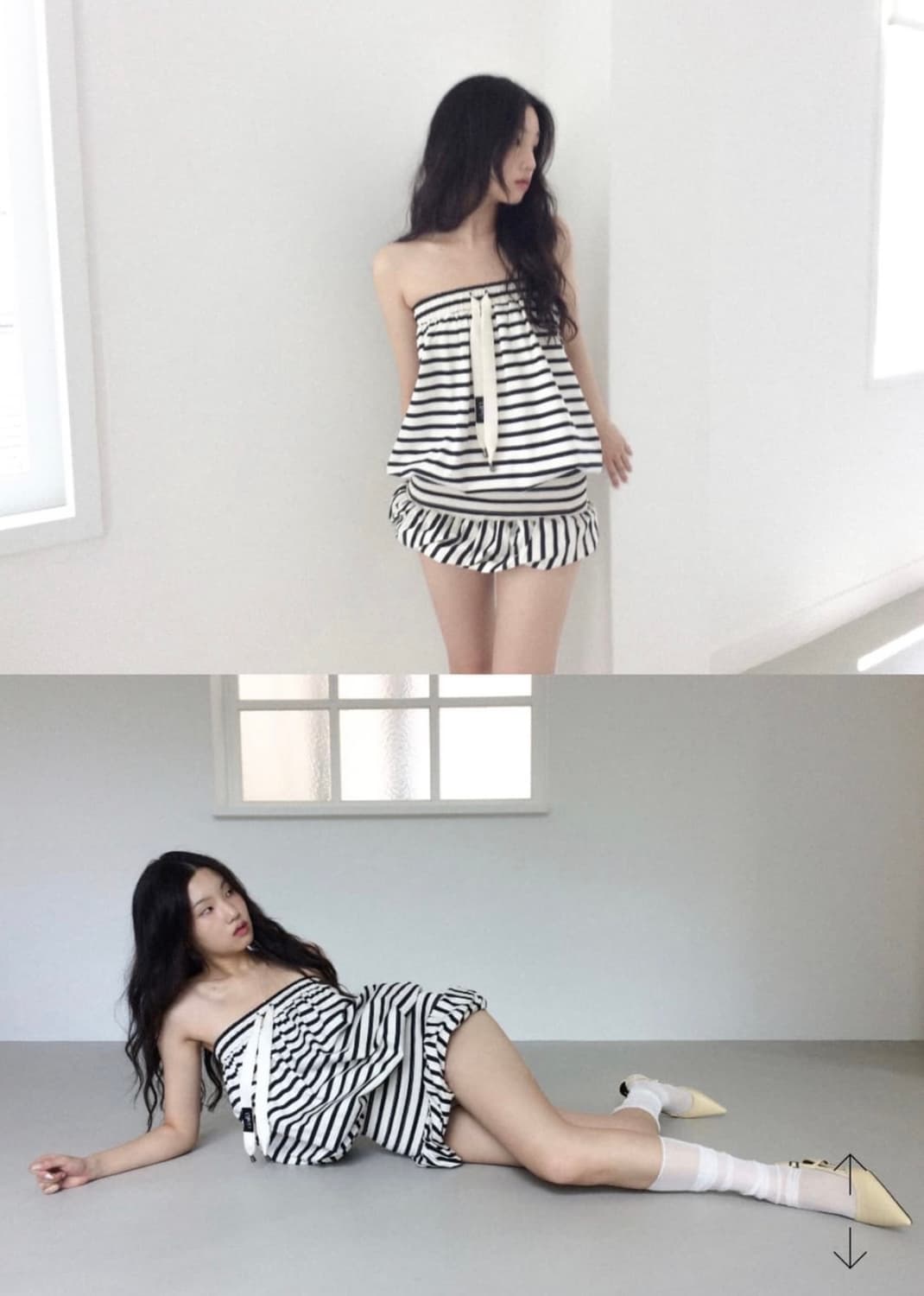 [CLaddA] pippi ops, cream navy 상품이미지5