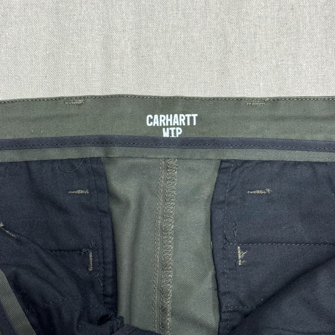 칼하트 wip 카키 치노팬츠 34 상품이미지5