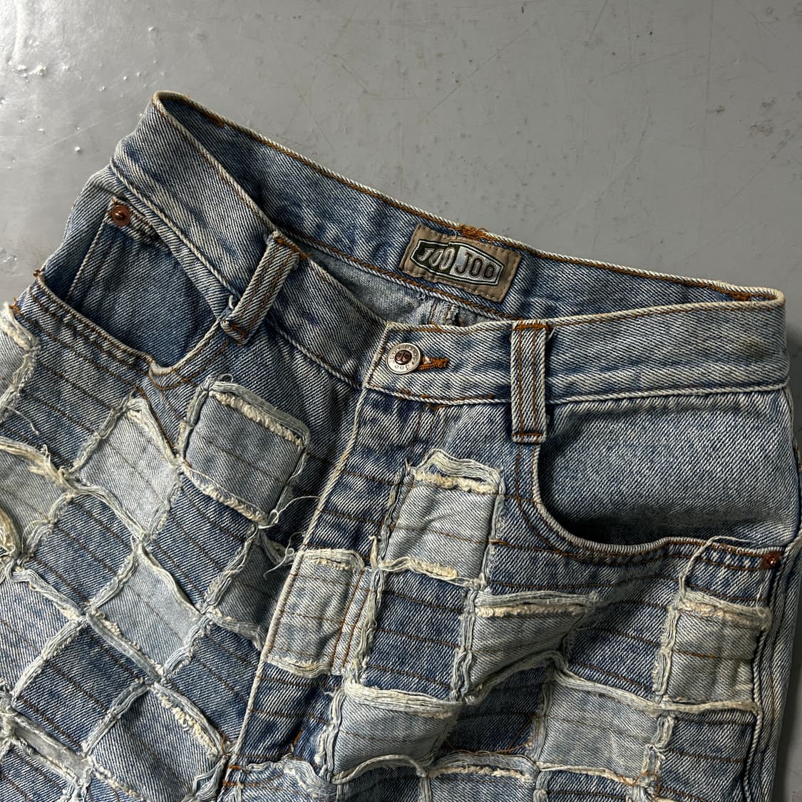 JOO JOO 패치워크 데님팬츠 상품이미지6