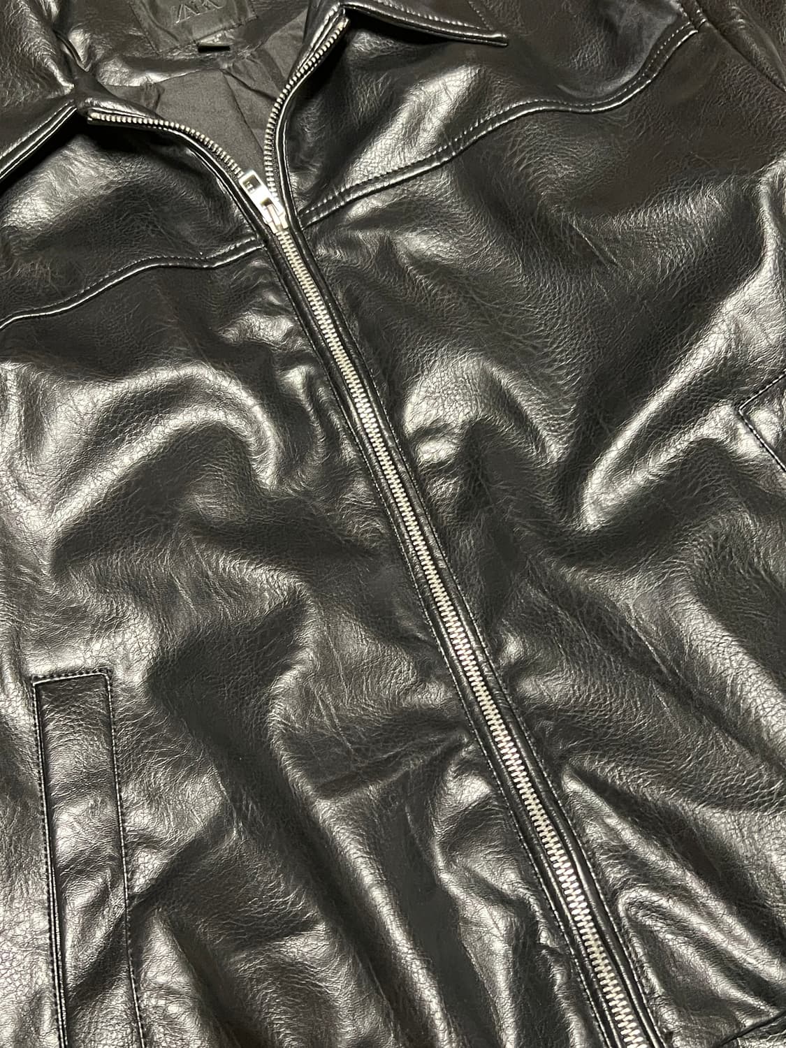 자라 레더 자켓 S / WOMAM (M) 상품이미지5