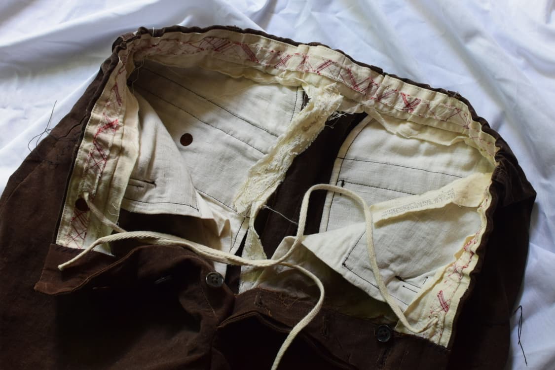 Cottle leaf vein tailor made pants 상품이미지6