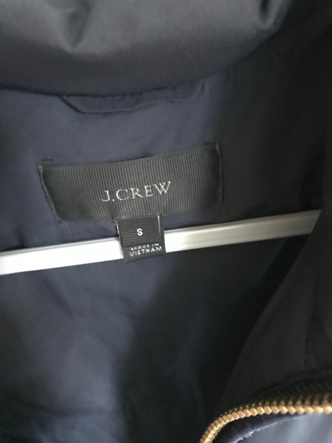 제이크루 J.Crew 네이비 다운 패딩조끼 S 상품이미지3