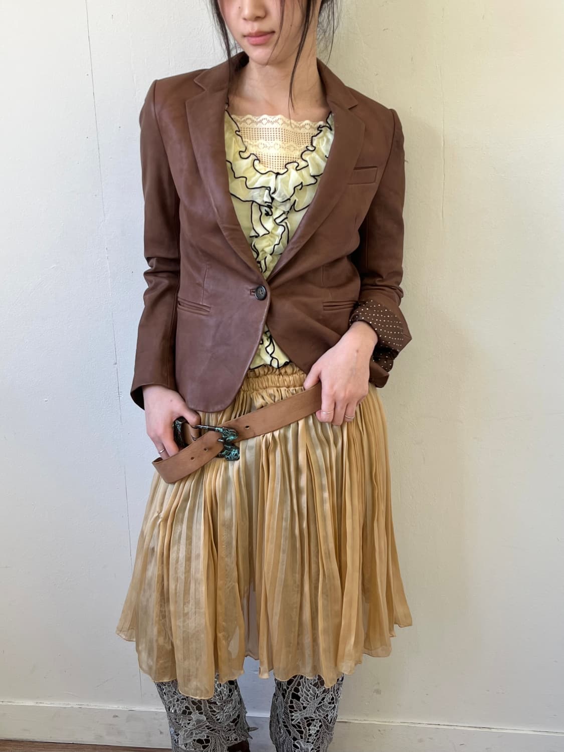 00‘s Diesel 웨스턴 벨트 상품이미지9