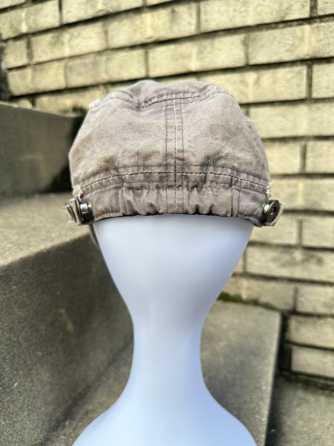 None vintage stud distressed cap 상품이미지3