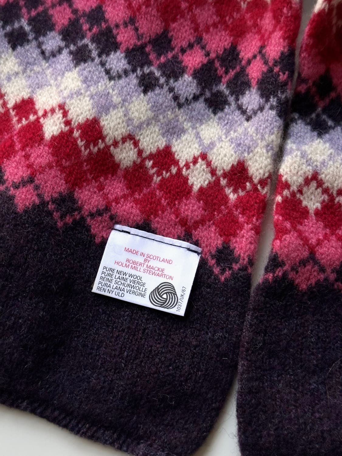 Middle gauge mild wool knit muffler 상품이미지3