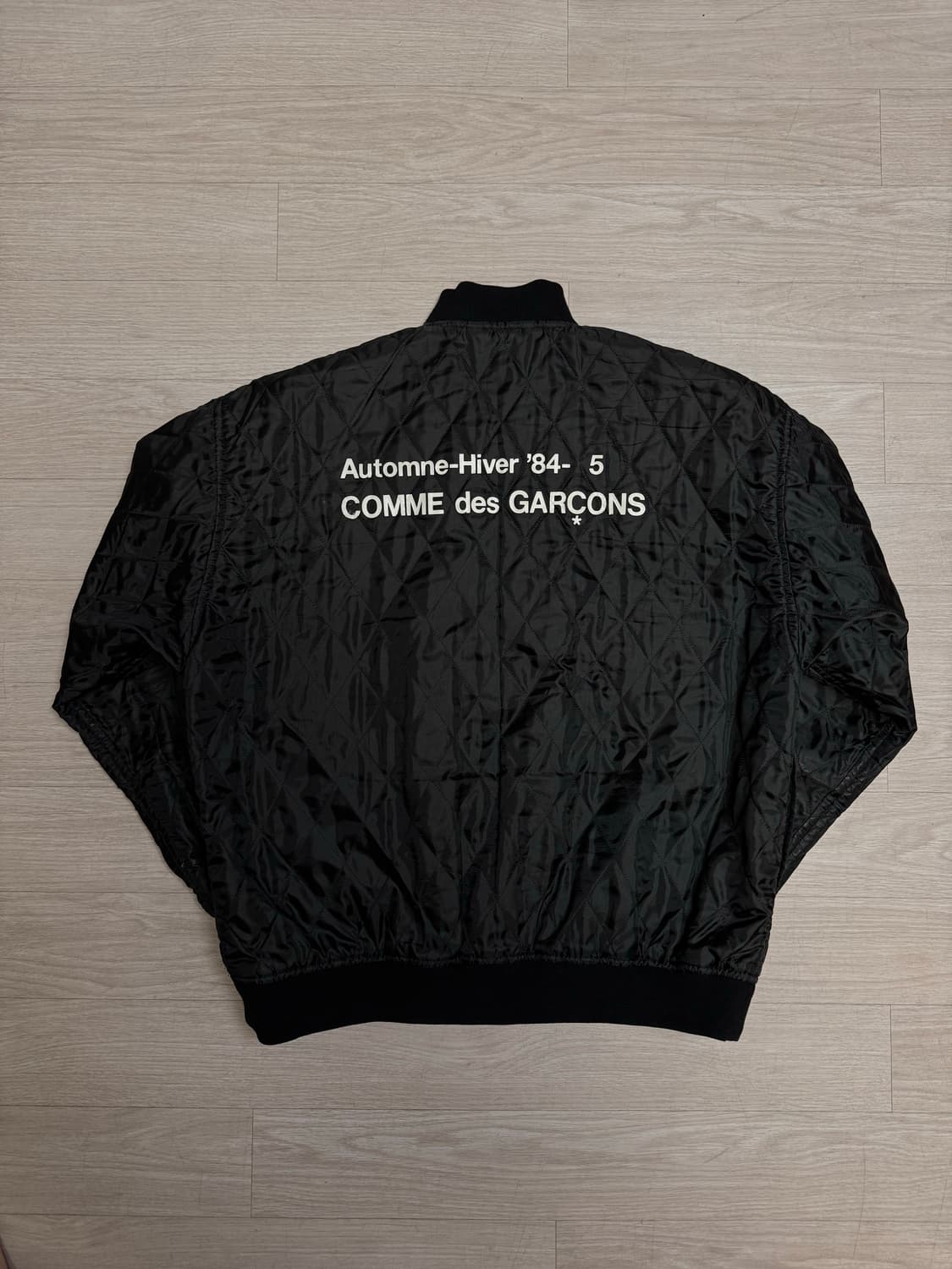 꼼데가르송 스태프 퀄팅 봄버자켓 XL 상품이미지2