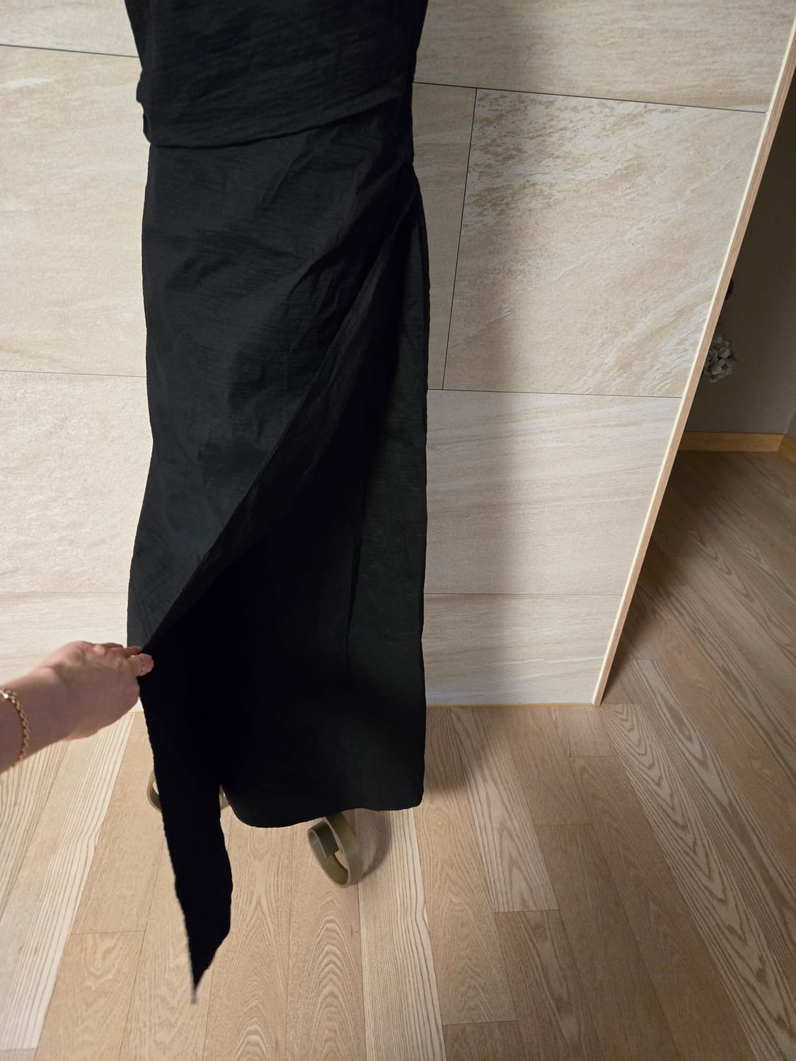 [66] OBZEE 오브제 랩 롱 원피스 2023 상품이미지5