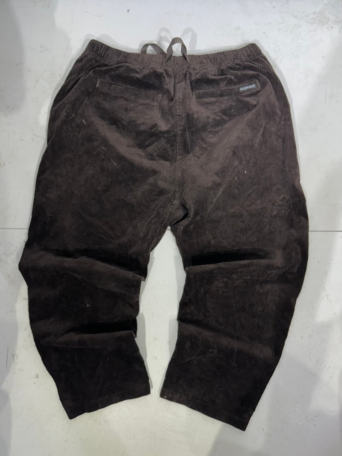 그라미치 브라운 코듀로이 와이드 팬츠 XL 상품이미지5