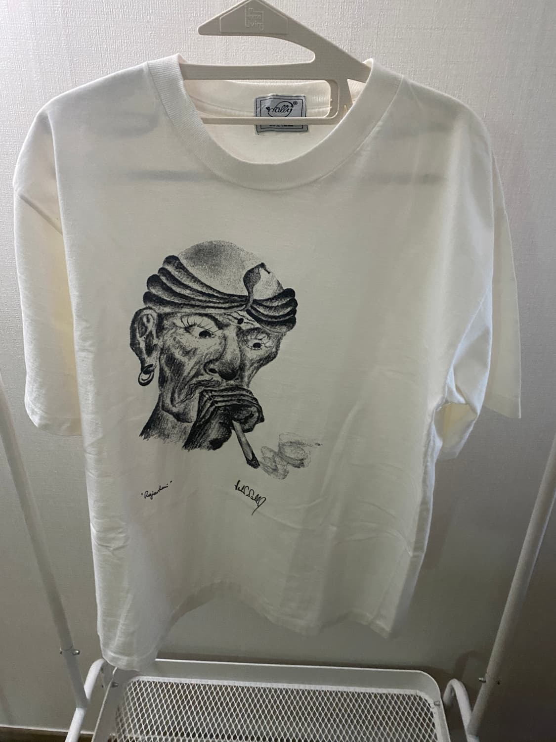 vintage 인도 담배 프린팅 티셔츠 상품이미지1