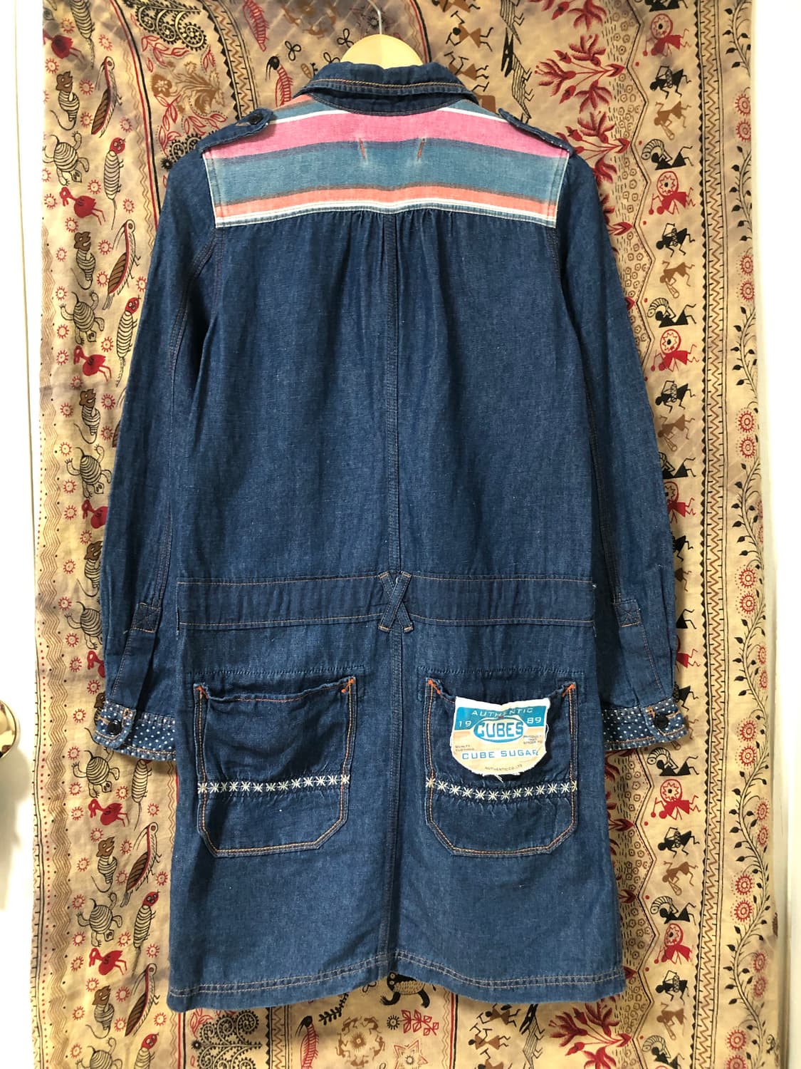 cube sugar denim onepiece 상품이미지2