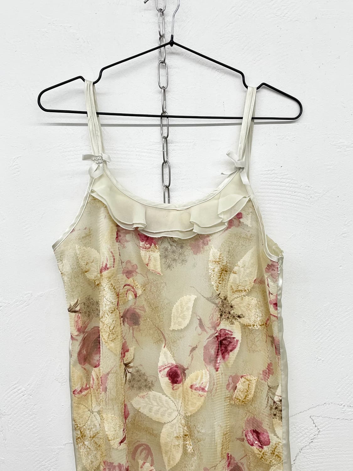 엔틱 플라워 프릴 레이스 슬립 상품이미지5