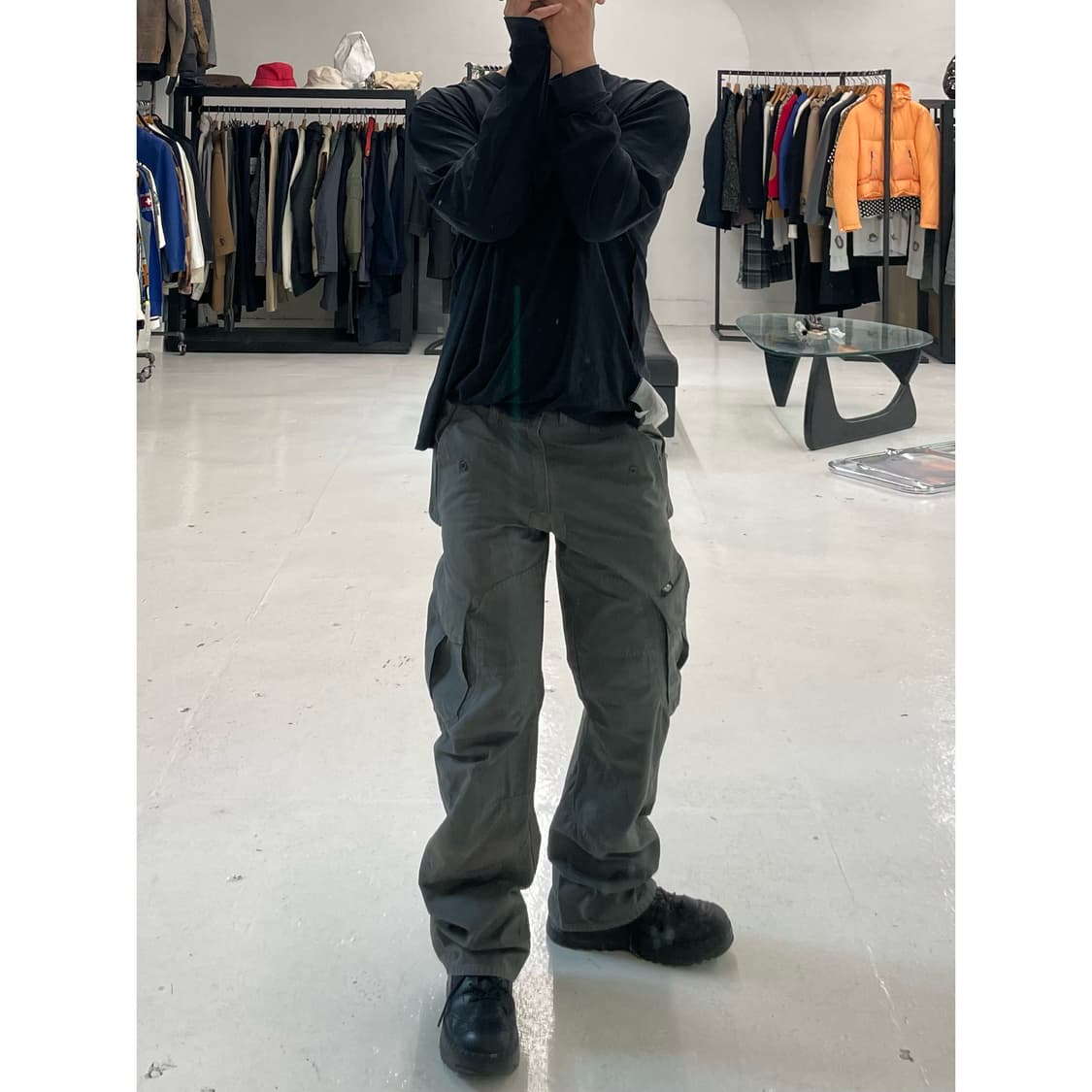Diesel 카고 니 선페이드 팬츠 상품이미지2