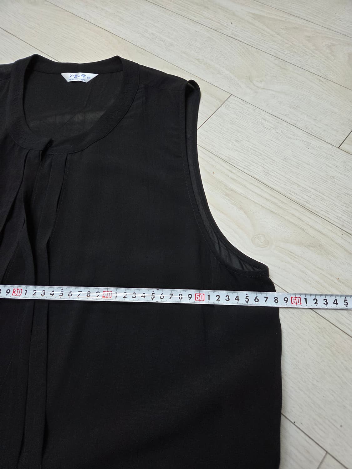 청담동룩 산들바랑  풍기인견 100% 롱 조끼겸 가디건  상품이미지9