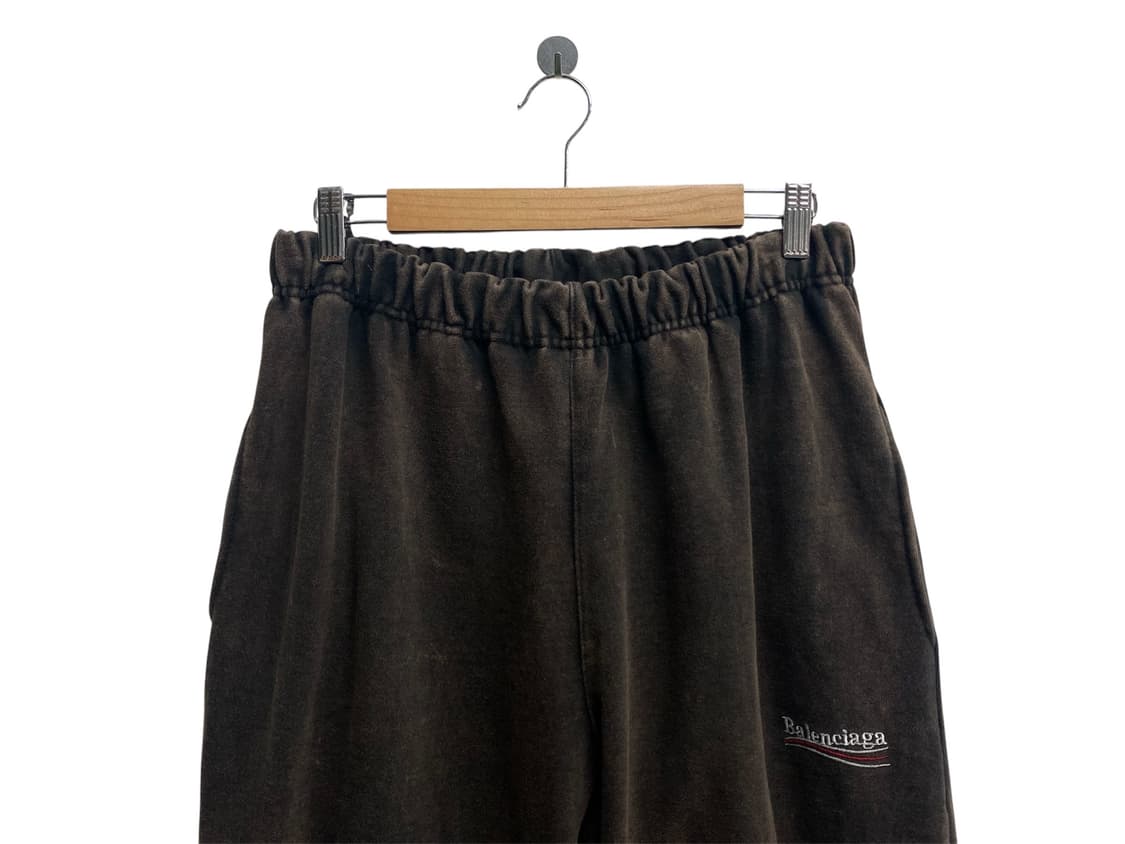 발렌시아가 웨이브로고 워싱 조거팬츠 M 상품이미지2